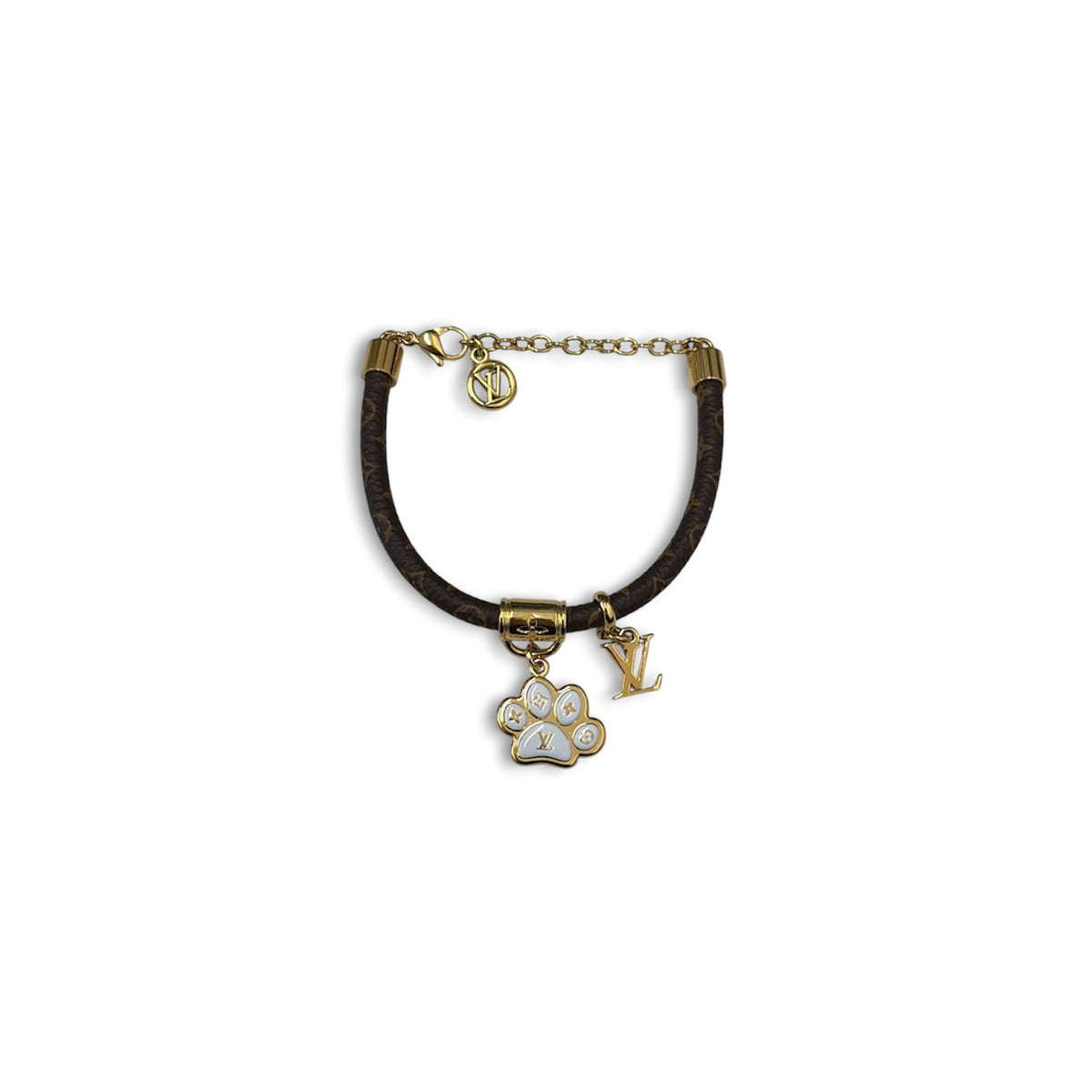 LOUIS VUITTON Bracelet Brown M4949Z Rank (A)