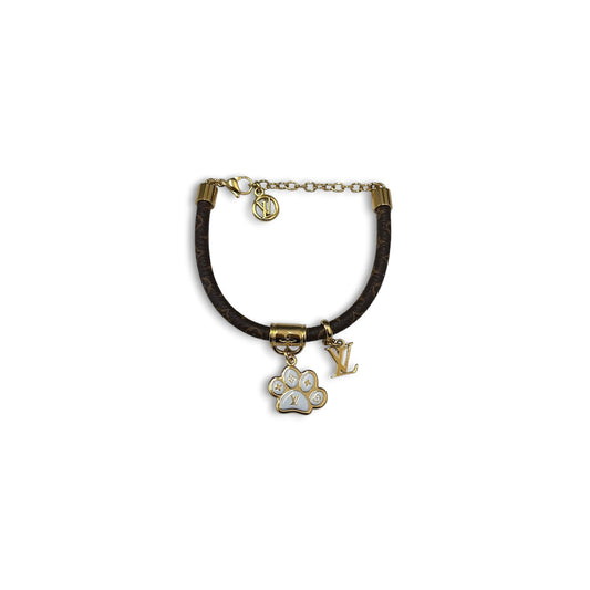 LOUIS VUITTON Bracelet Brown M4949Z Rank (A)