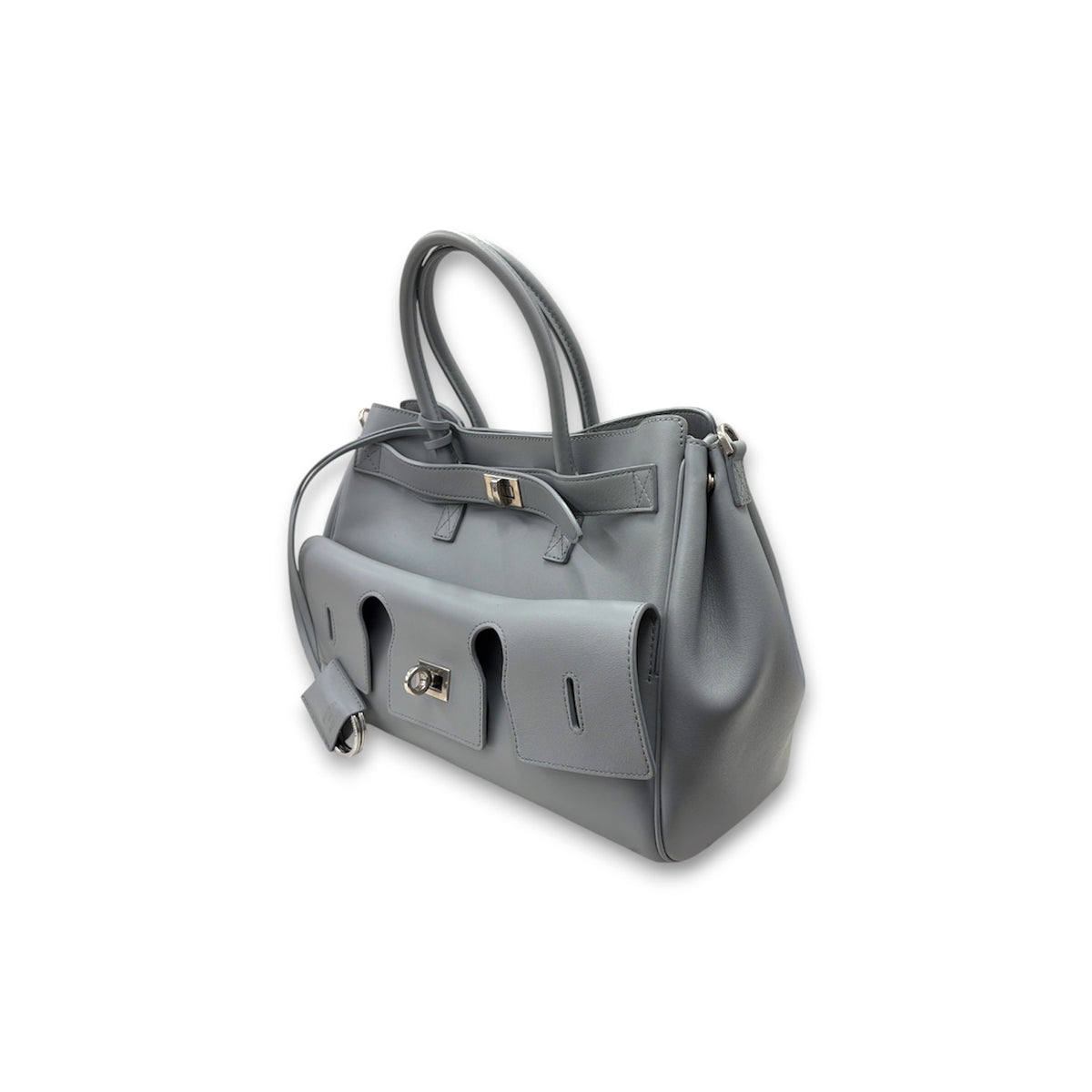 BALENCIAGA 2WAY Bag Bel Air 835689 Gray 1142. K67. 5212 Rank (AB)