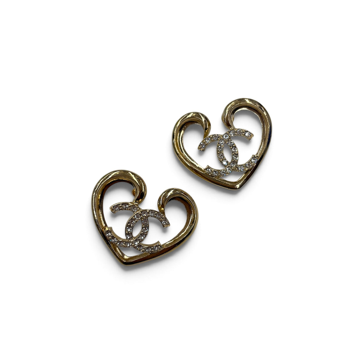 CHANEL Earring Gold F23 C Rank (B)