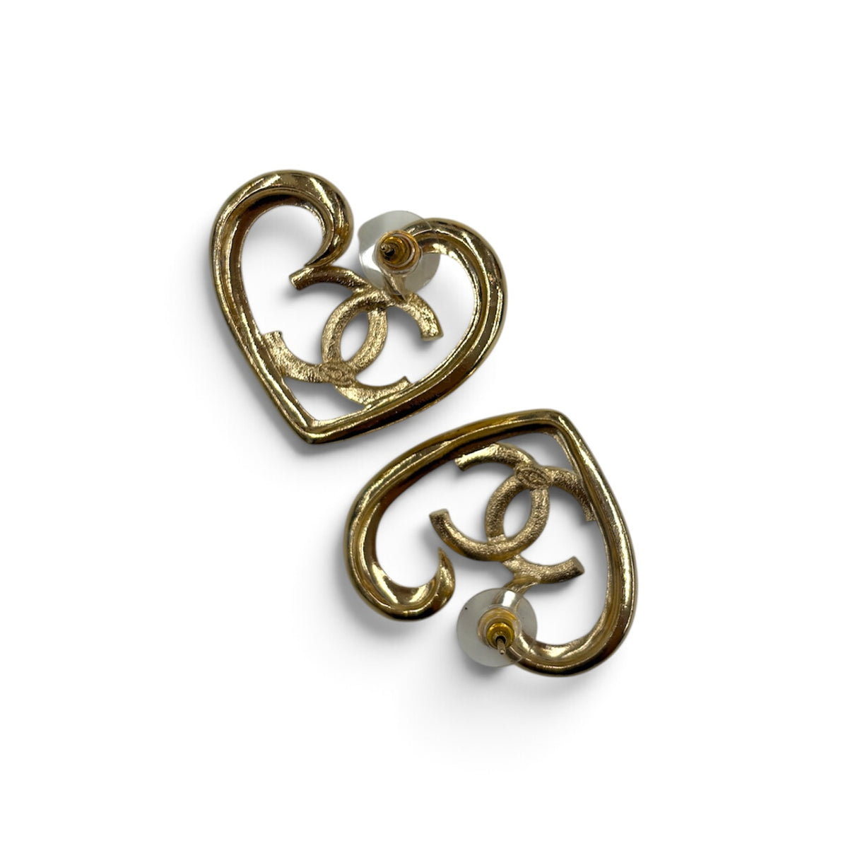 CHANEL Earring Gold F23 C Rank (B)