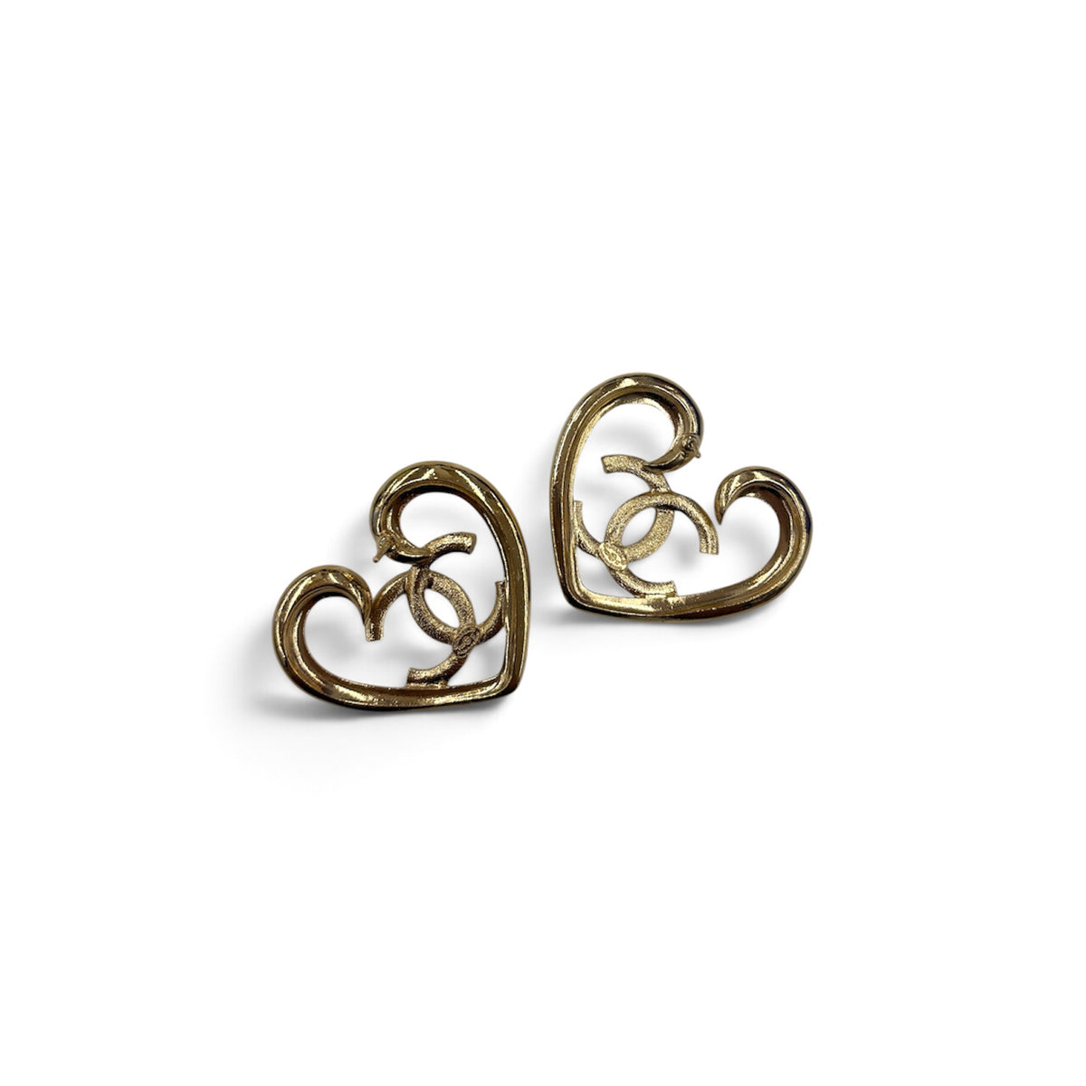 CHANEL Earring Gold F23 C Rank (B)