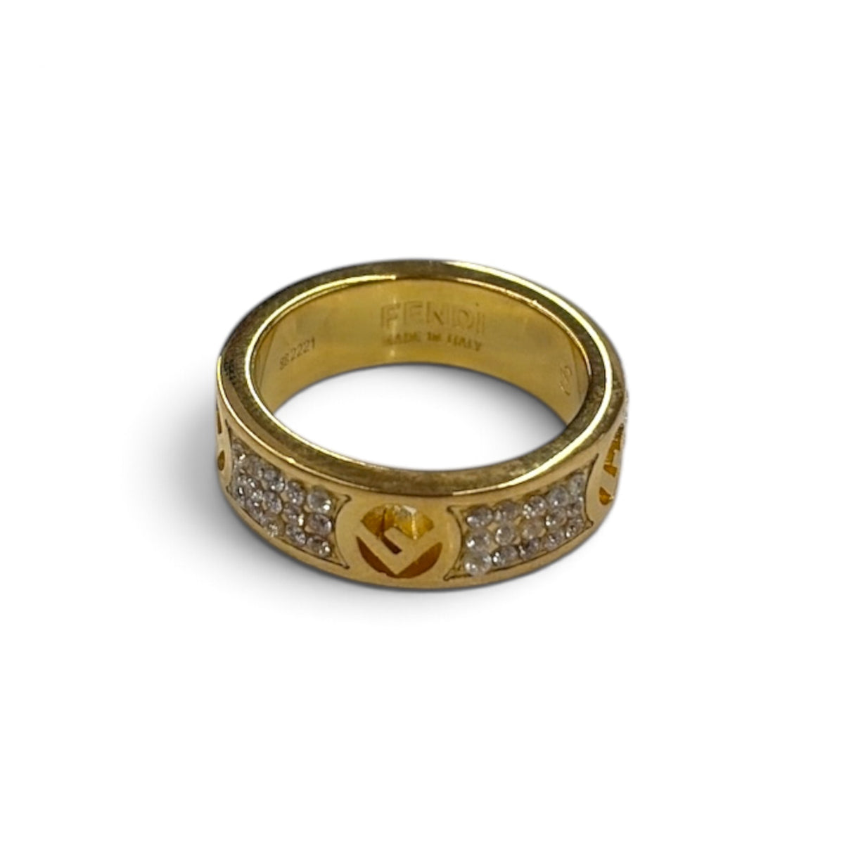 FENDI Ring Gold 8AG929-A44G-F089U Rank (B)