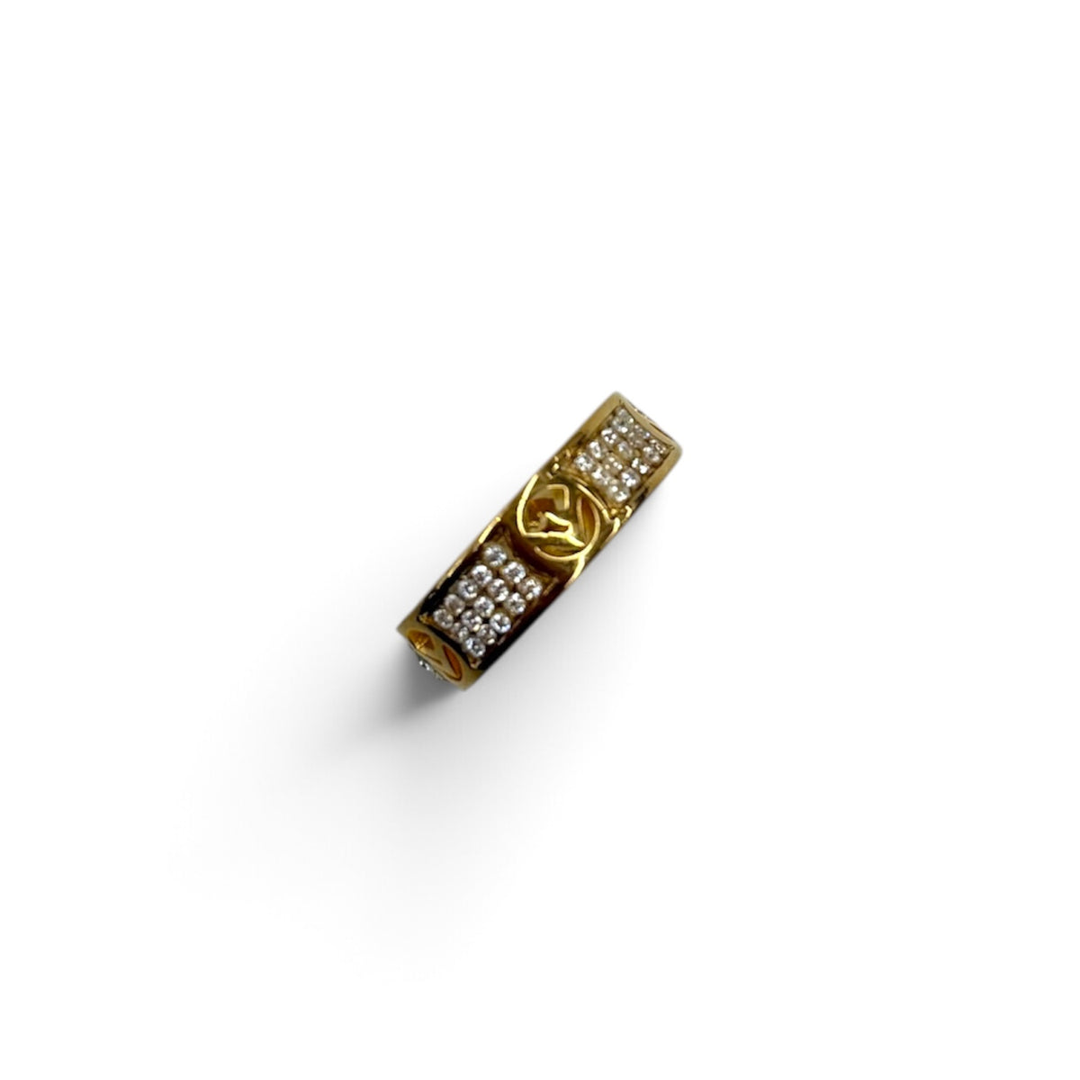 FENDI Ring Gold 8AG929-A44G-F089U Rank (B)