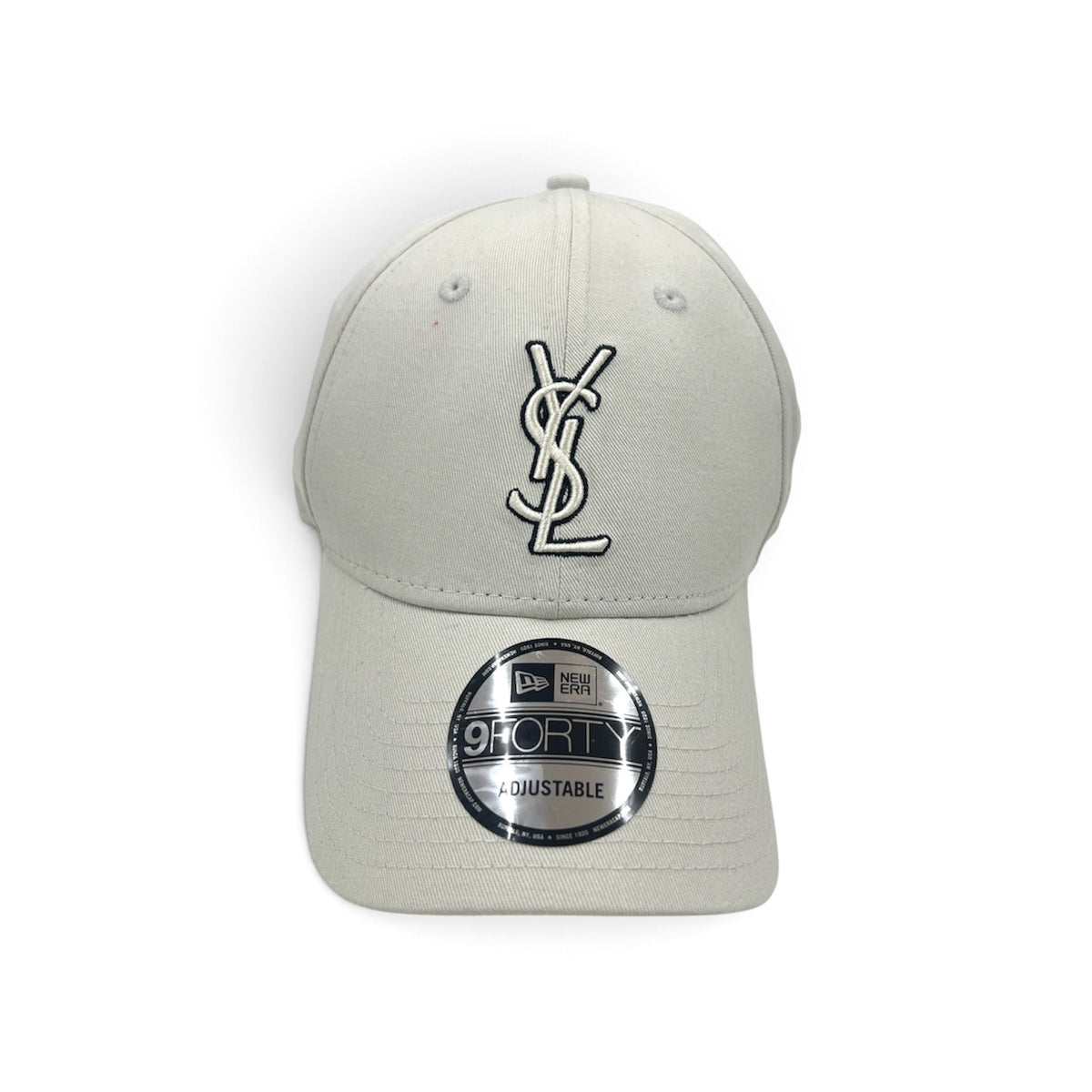 New Era x Saint Laurent Cap 687687YCL369248 Gray Rank (B)