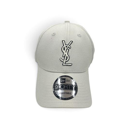 New Era x Saint Laurent Cap 687687YCL369248 Gray Rank (B)