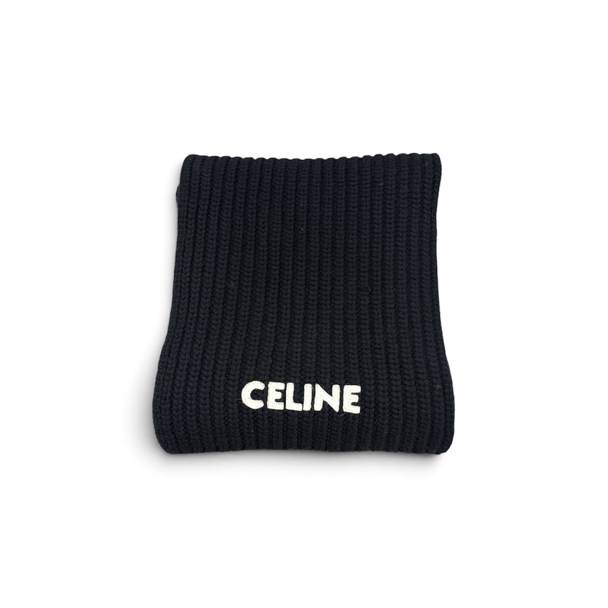 CELINE In Ribbed 2AC35619S Black Rank (A)