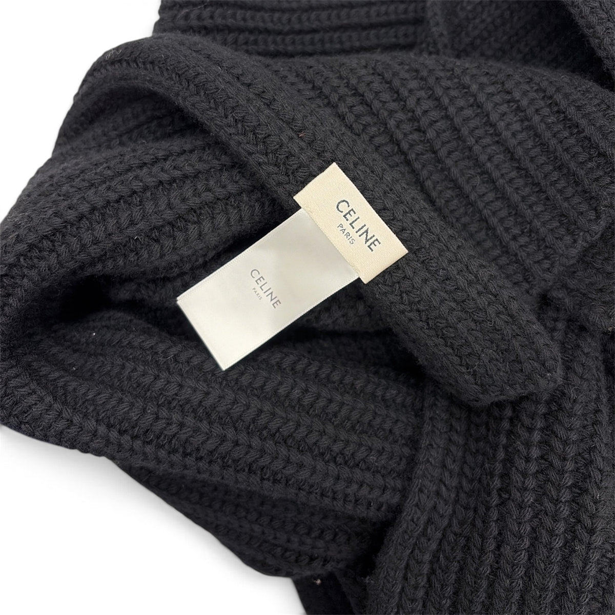 CELINE In Ribbed 2AC35619S Black Rank (A)