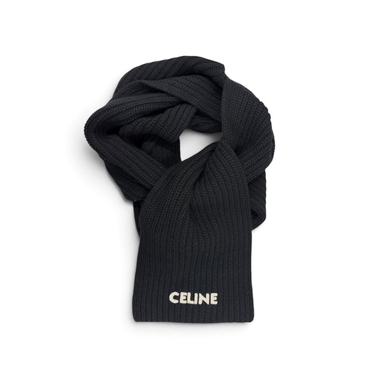 CELINE In Ribbed 2AC35619S Black Rank (A)