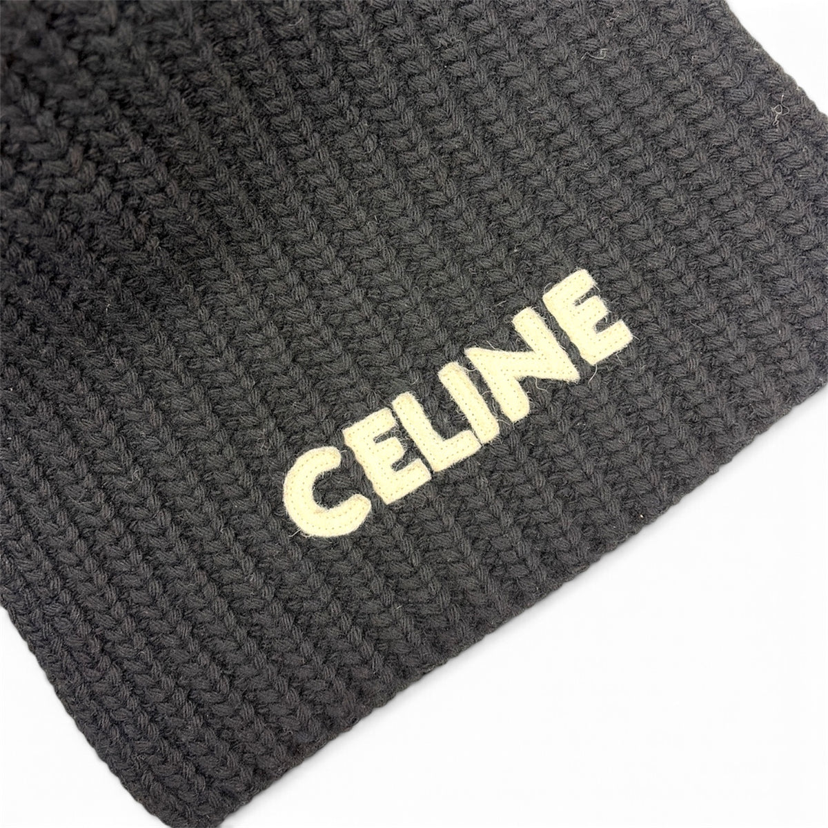 CELINE In Ribbed 2AC35619S Black Rank (A)