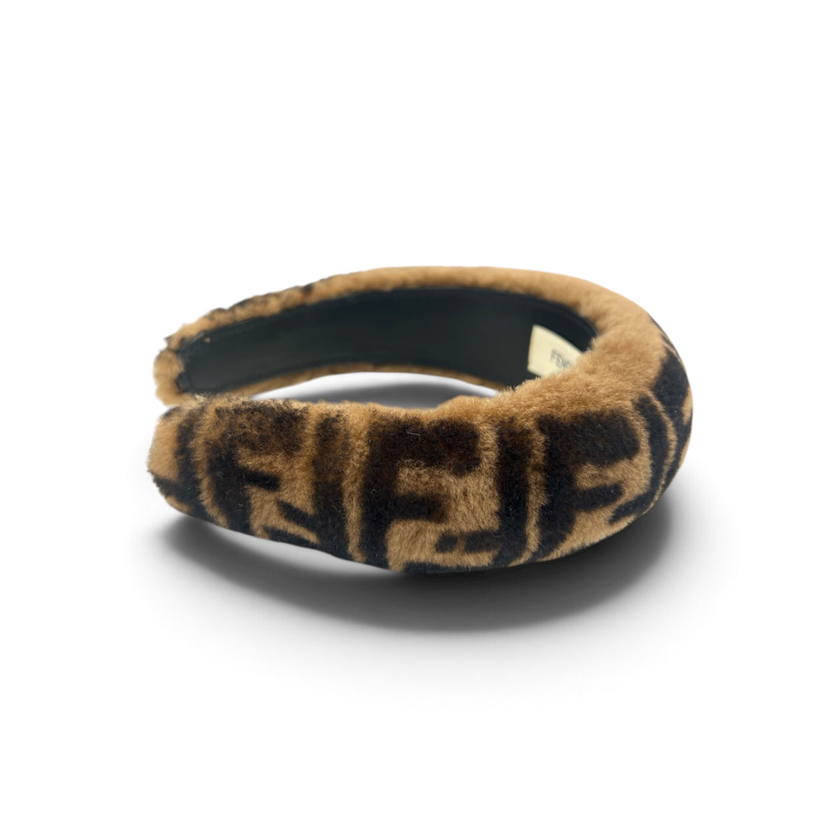 FENDI Hair Band Brown FXQ642 Rank (B)