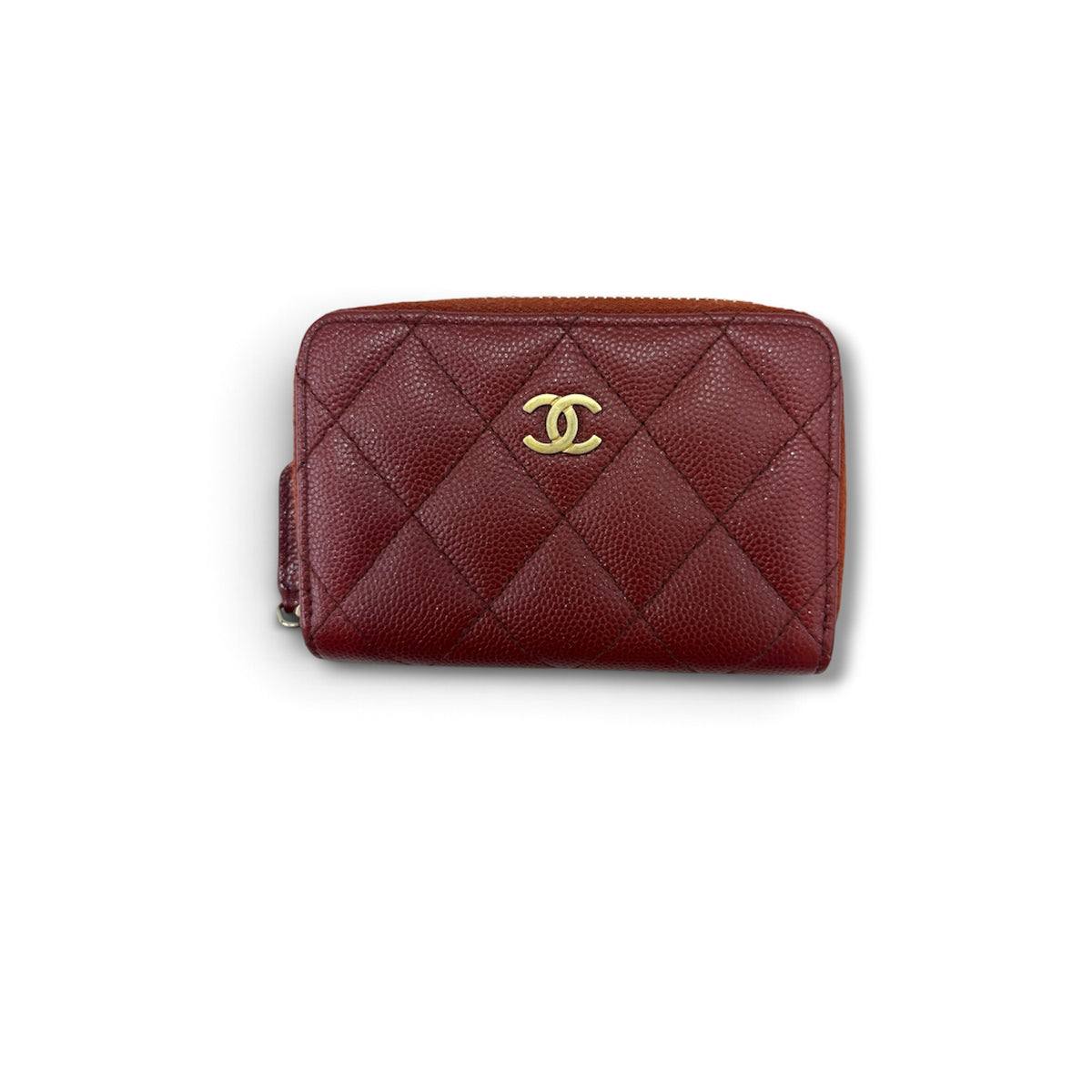 CHANEL WALLET BURGUNDY AP0216 25286480 RANK (B)