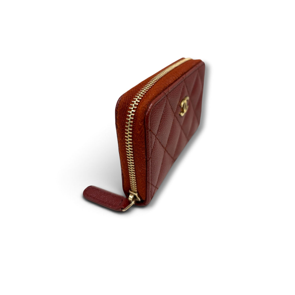 CHANEL WALLET BURGUNDY AP0216 25286480 RANK (B)