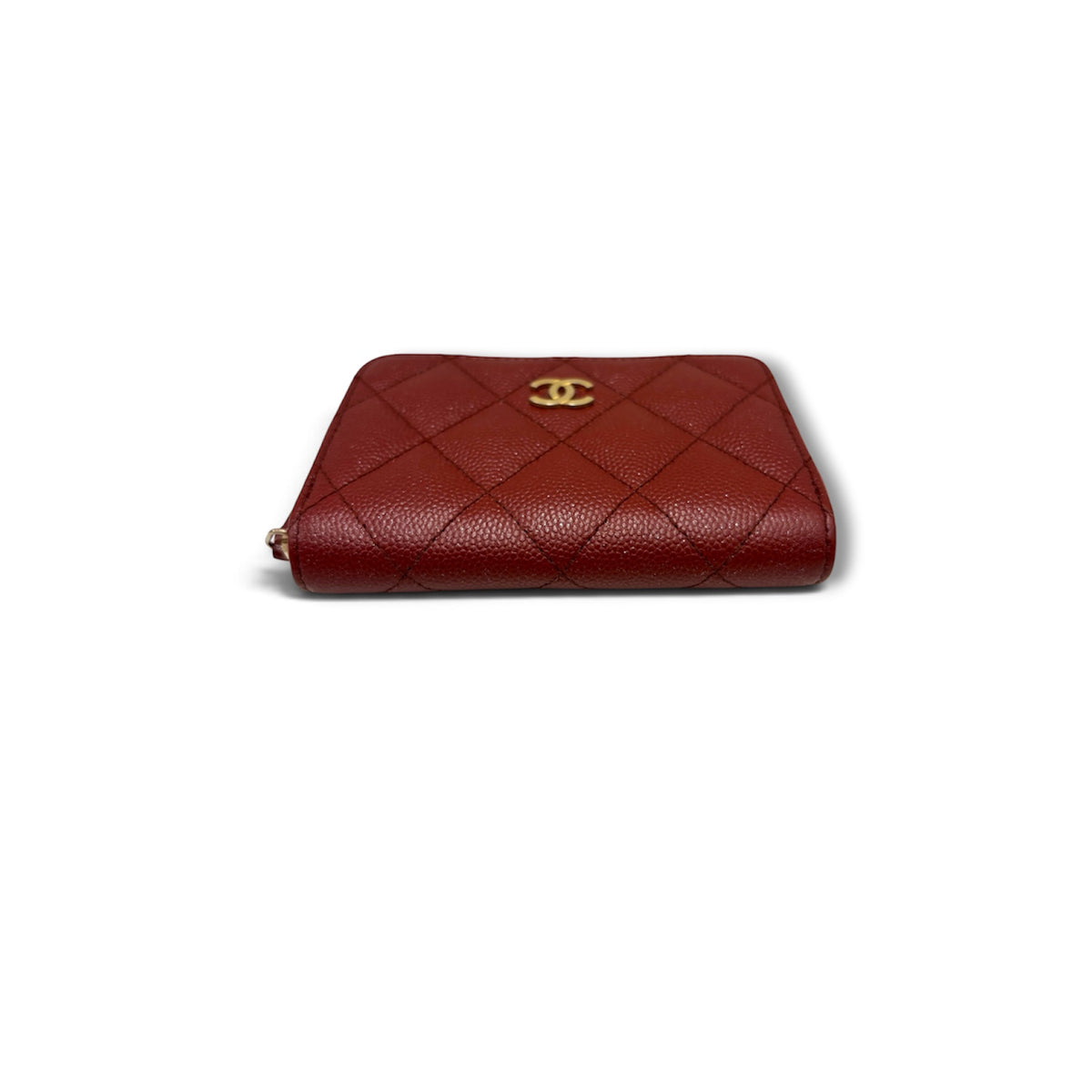 CHANEL WALLET BURGUNDY AP0216 25286480 RANK (B)