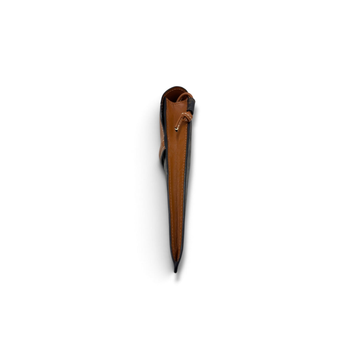 CELINE PHONE POUCH BROWN RANK (B)