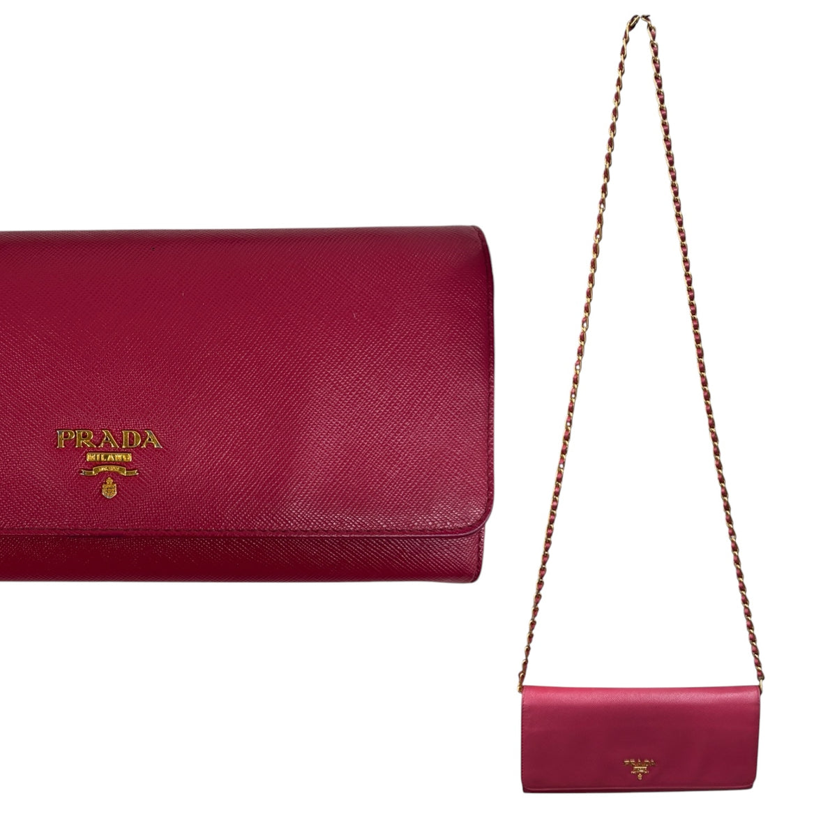 PRADA Shoulder Bag 1M1290 Pink