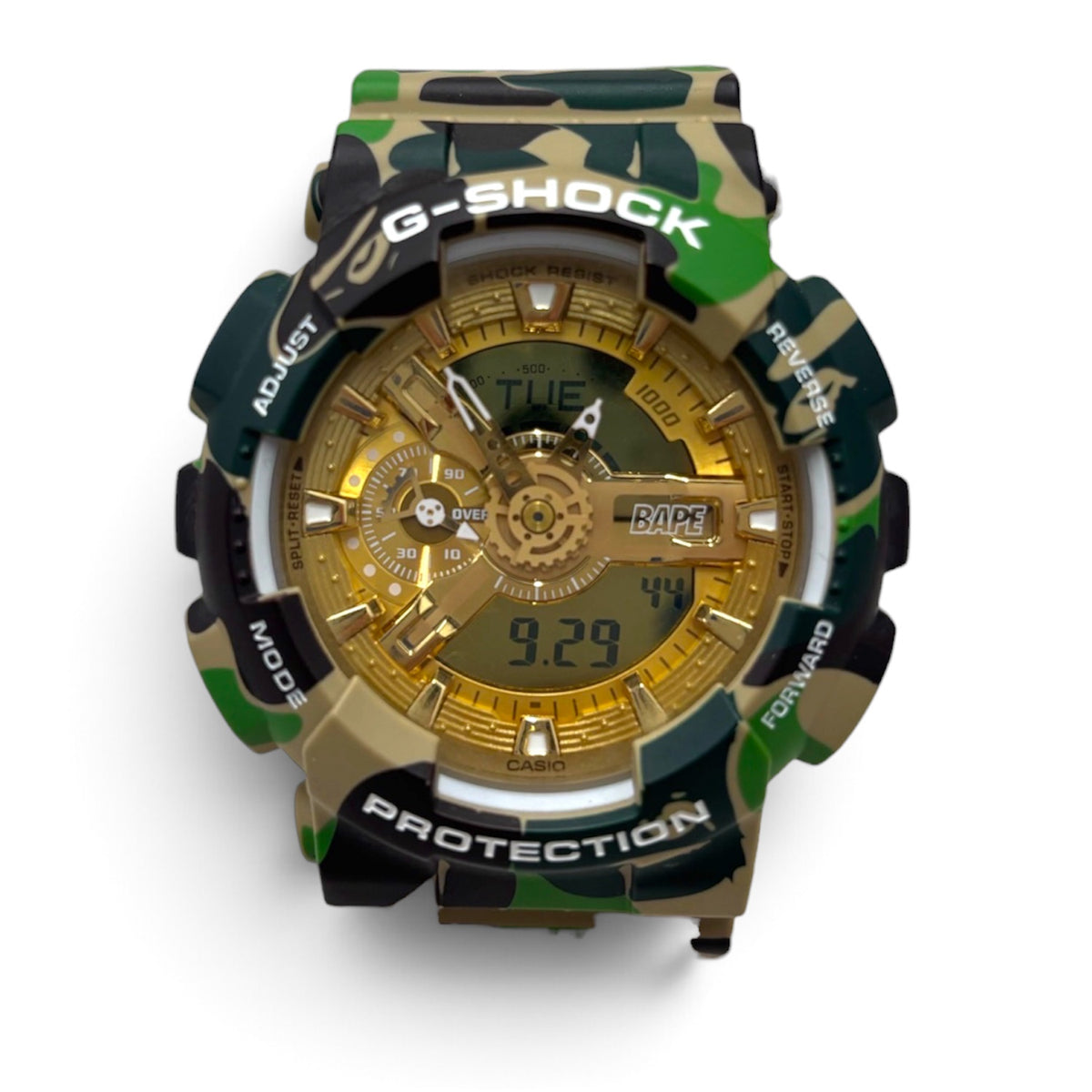 G-SHOCK WRIST WATCH BAPE BYA BATHING APE GA-110APE XXV 25TH