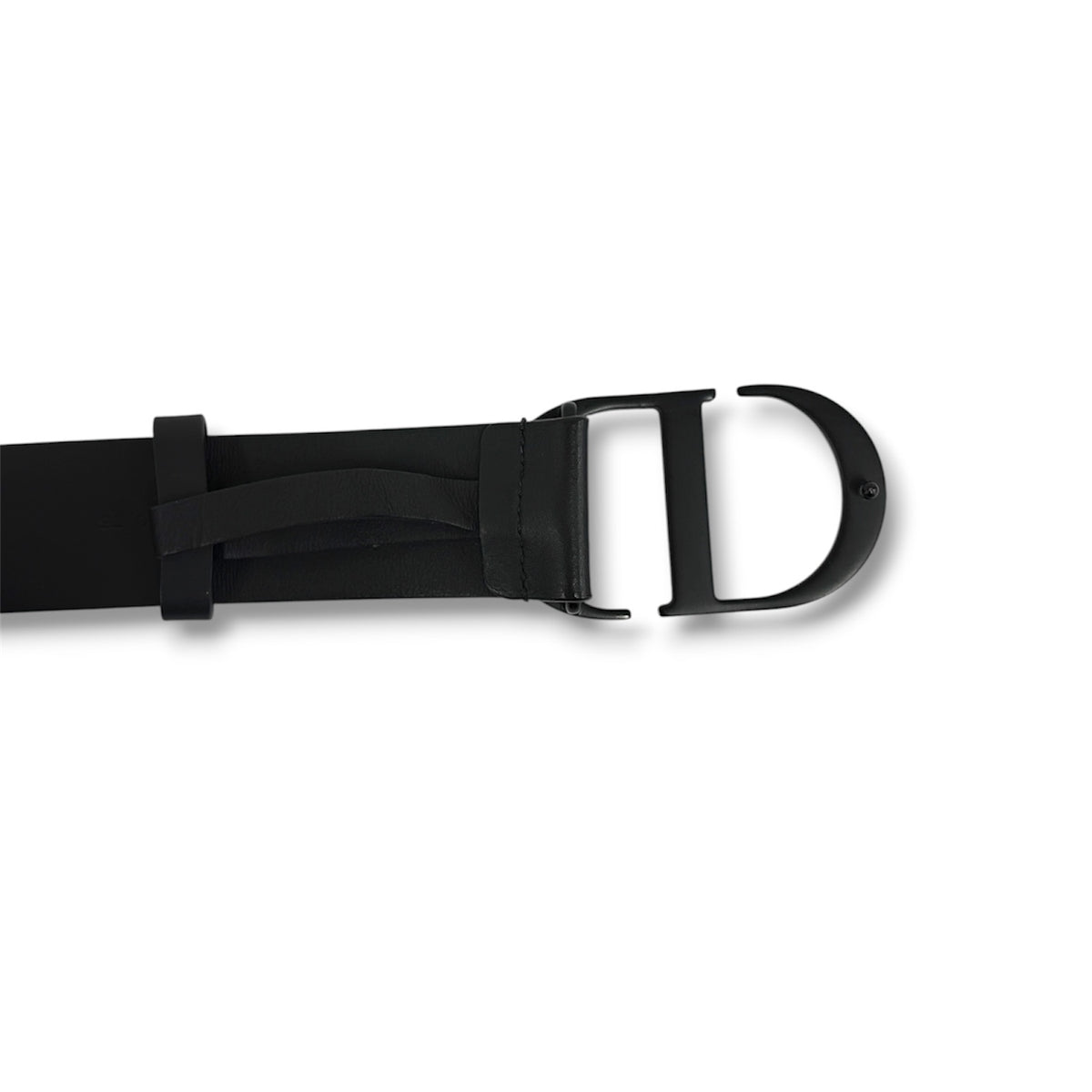 CHRISTIAN DIOR Belt 75 Black 23-MA-0210 *Damage* Rank (B)