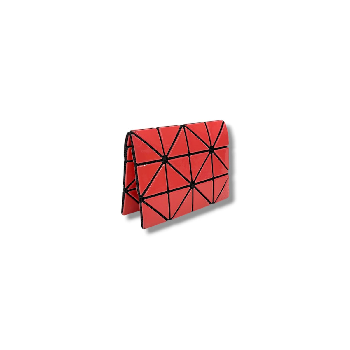 BAO BAO ISSEY MIYAKE Card Case BB08-AG711 Orange Rank (B)