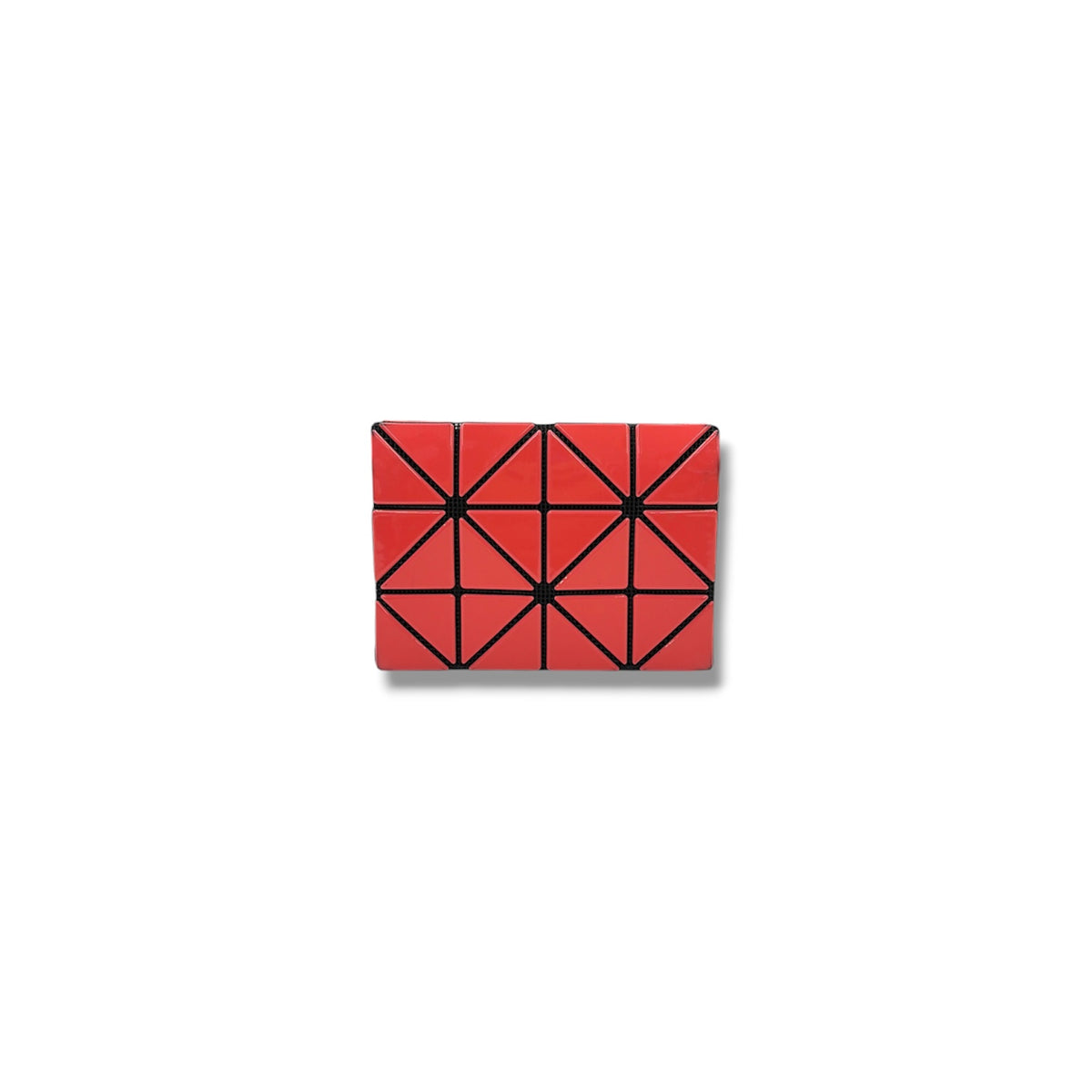 BAO BAO ISSEY MIYAKE Card Case BB08-AG711 Orange Rank (B)