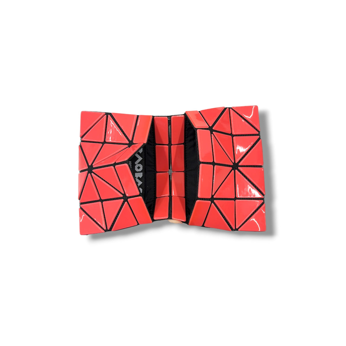 BAO BAO ISSEY MIYAKE Card Case BB08-AG711 Orange Rank (B)