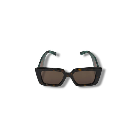 PRADA Sunglasses SPR23Y-F Green Ana Black  Rank (B)