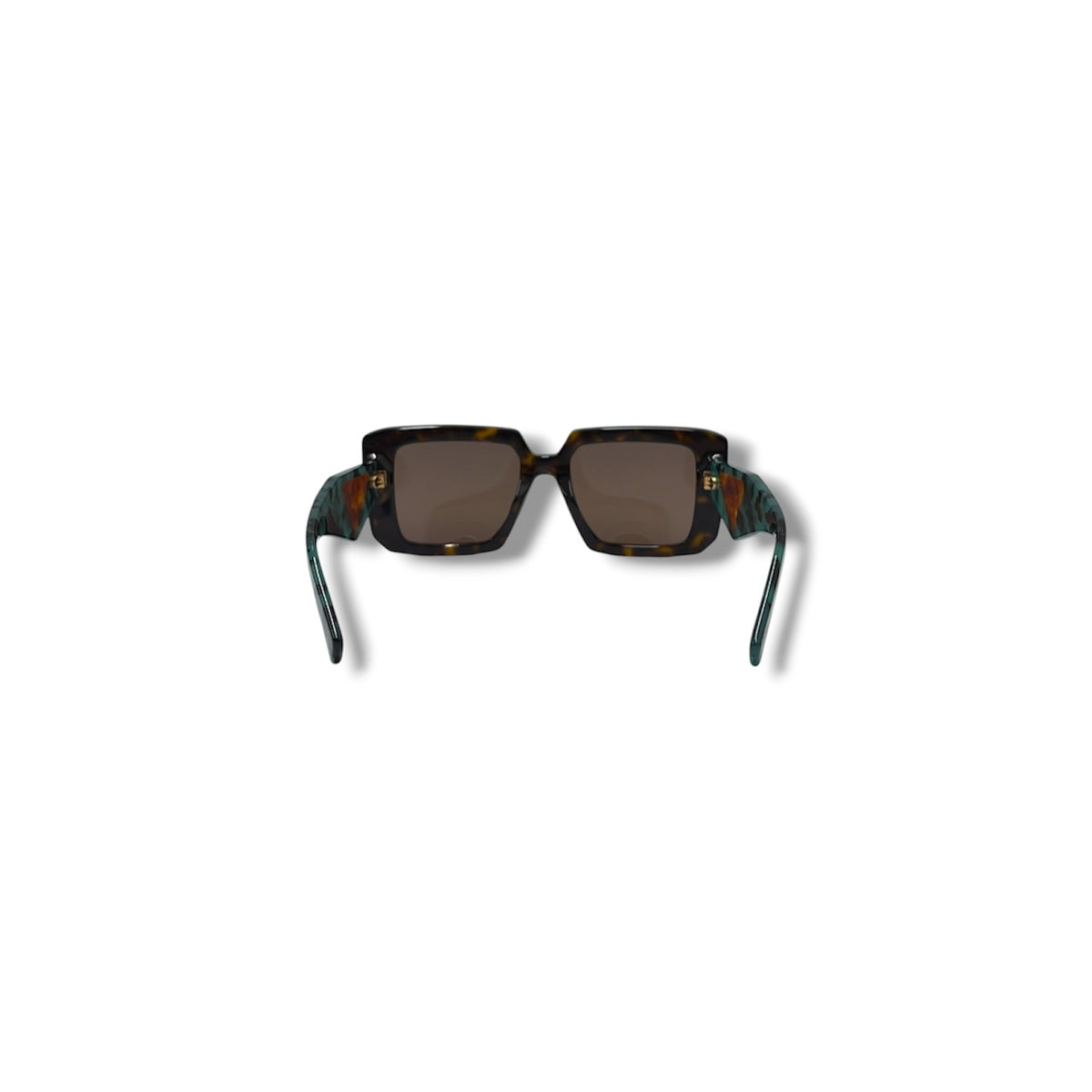 PRADA Sunglasses SPR23Y-F Green Ana Black  Rank (B)