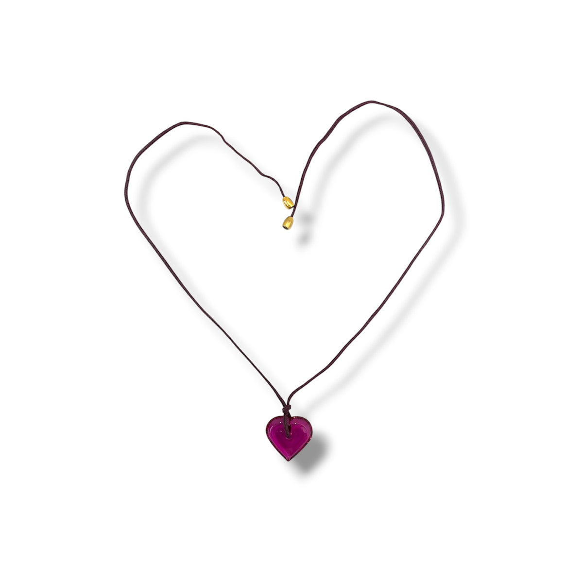 Baccarat Necklace Pink Necklace Crystal Heart Necklace