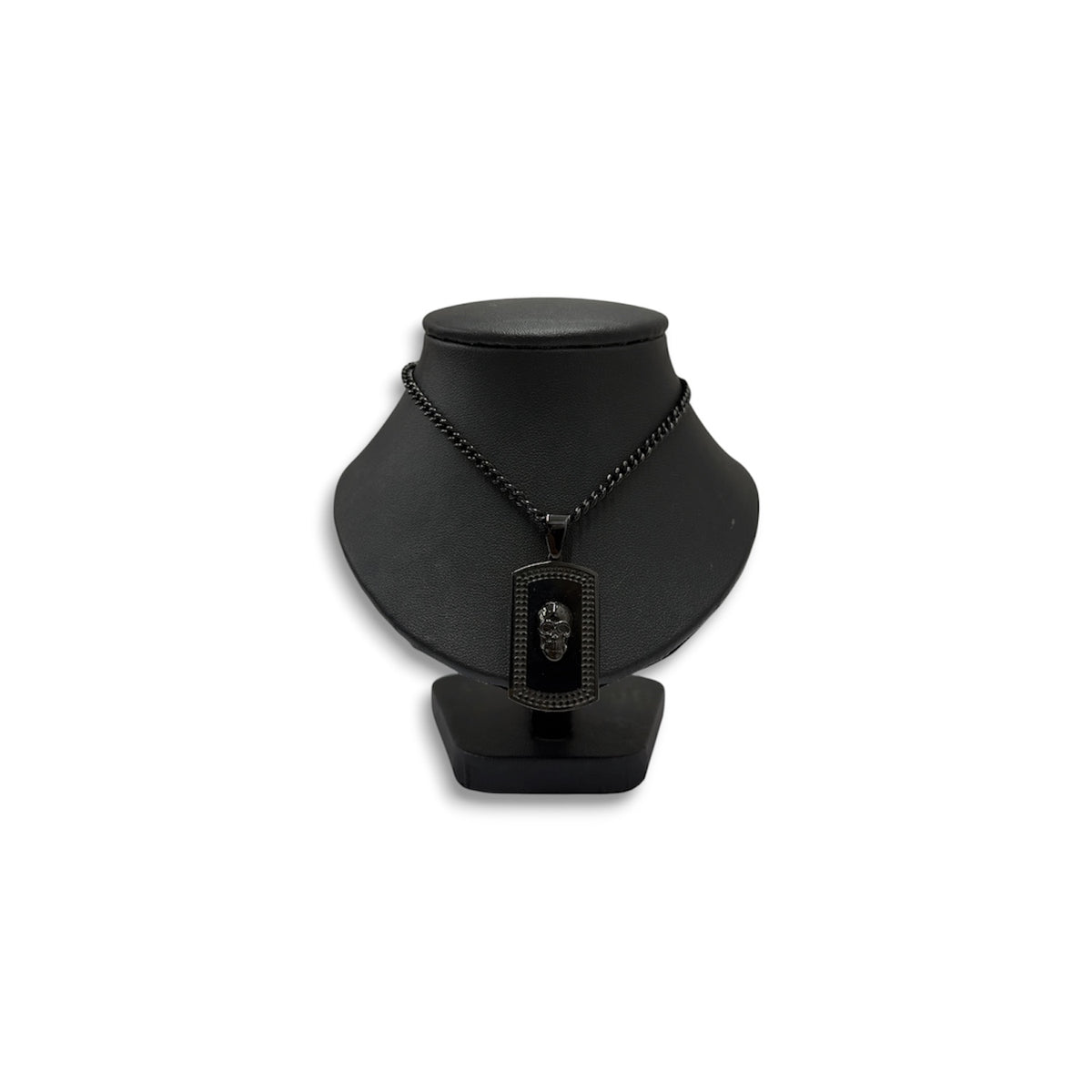 SkeletonHD Necklace Black Coffin Cheaters Black Skul l