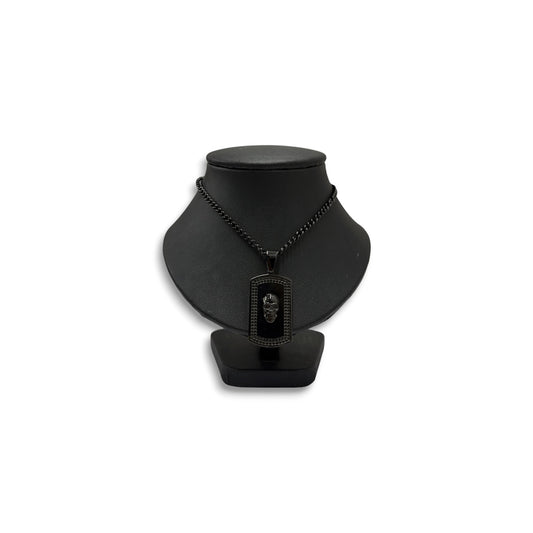 SkeletonHD Necklace Black Coffin Cheaters Black Skul l