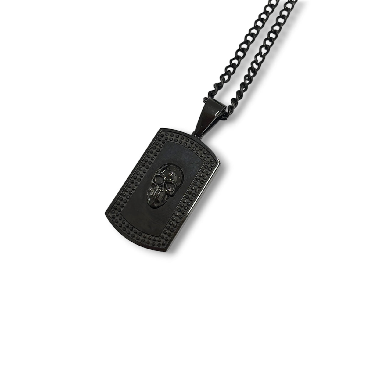 SkeletonHD Necklace Black Coffin Cheaters Black Skul l