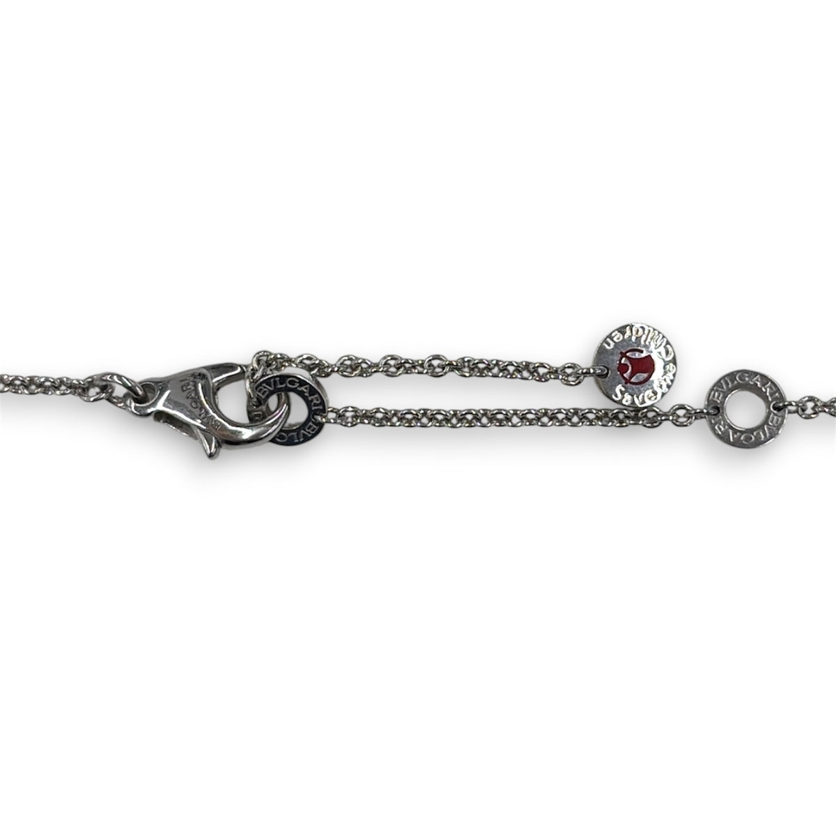 BVLGARI Necklace Silver 349634/2337AL Rank (B)