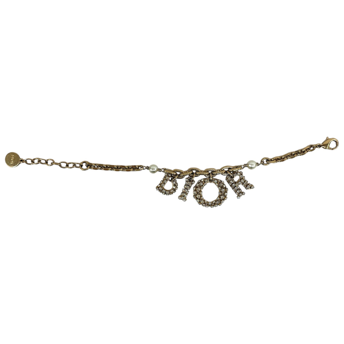 CHRISTIAN DIOR Bracelet Gold Lady Dior / B1745 W0MCY03SU Rank (B)