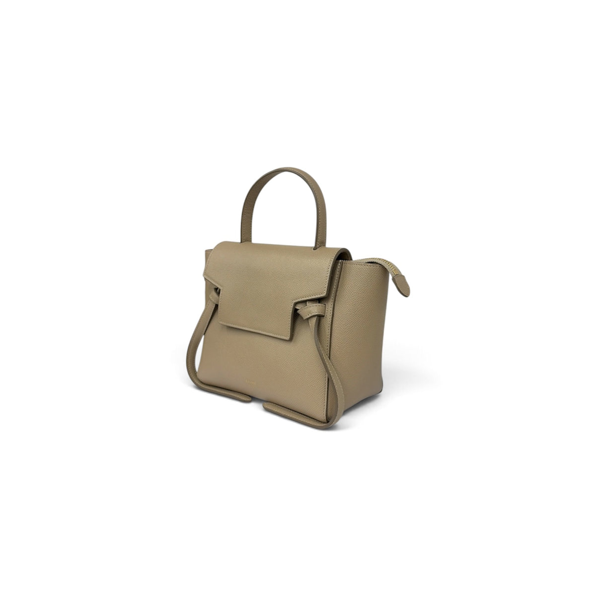 CELINE 2WAY Bag Nano Belt Bag Beige U-AT-0188 Rank (B)