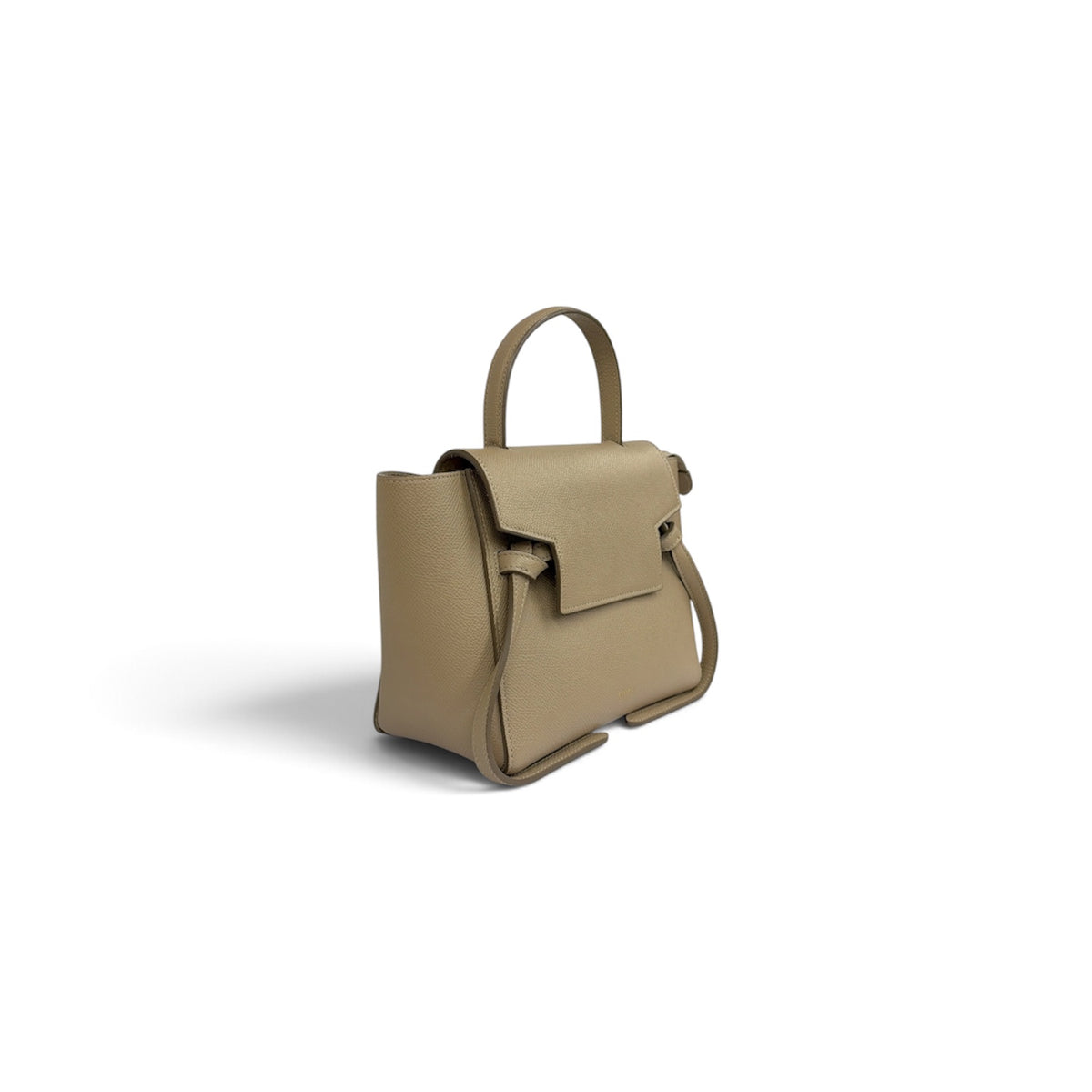 CELINE 2WAY Bag Nano Belt Bag Beige U-AT-0188 Rank (B)