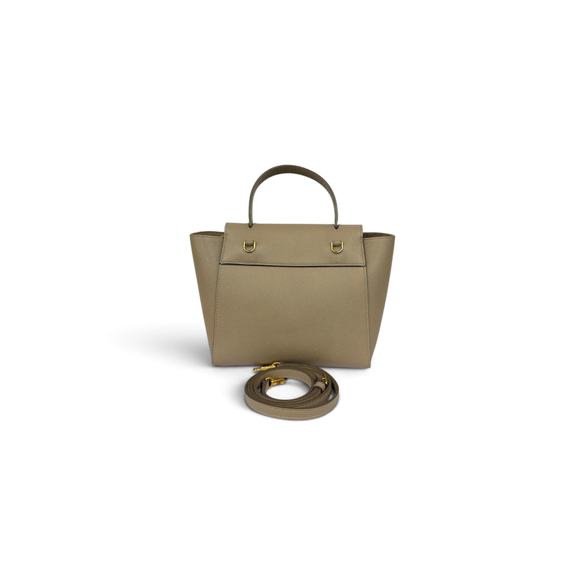 CELINE 2WAY Bag Nano Belt Bag Beige U-AT-0188 Rank (B)