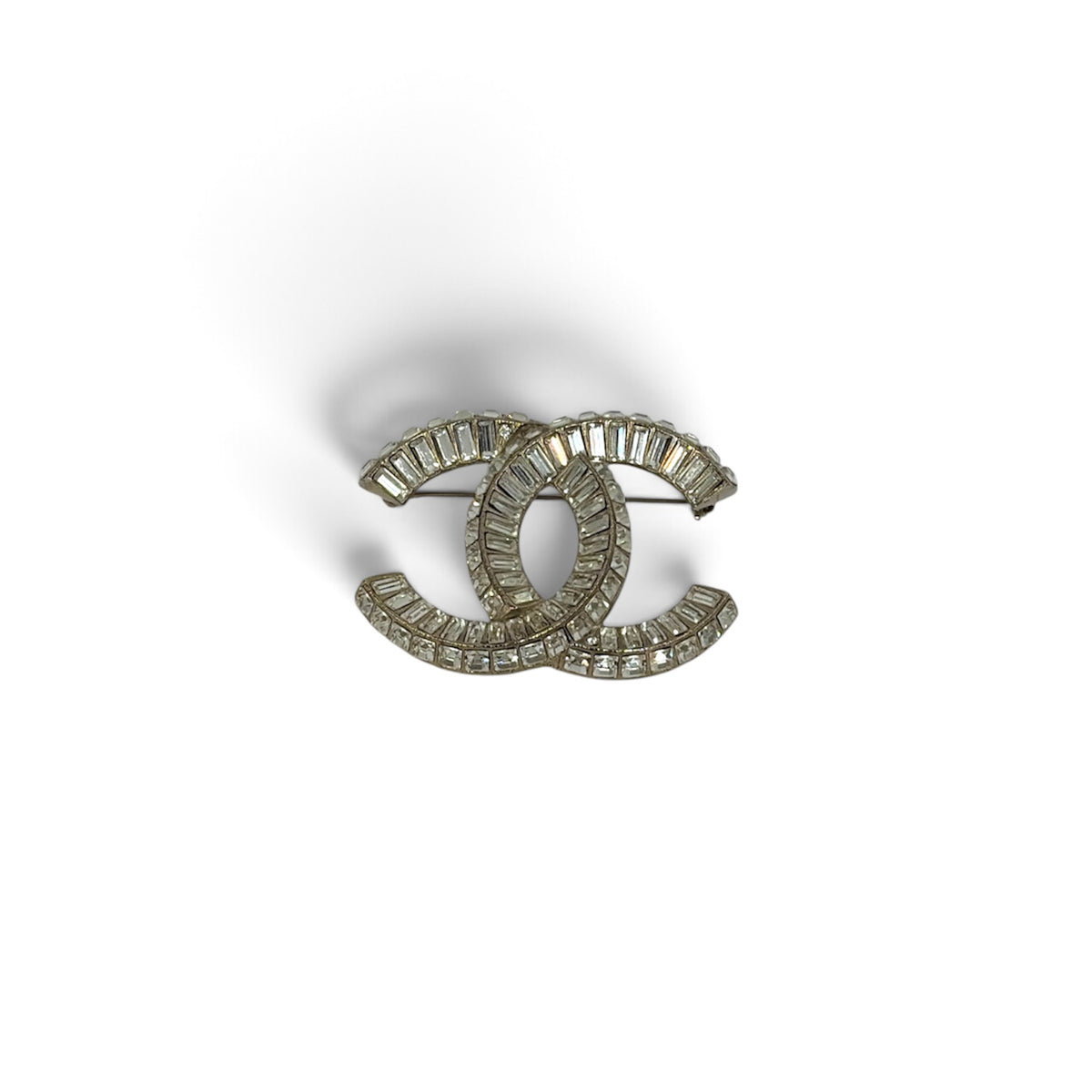 CHANEL Brooch Silver A63085/A15V Rank (B)