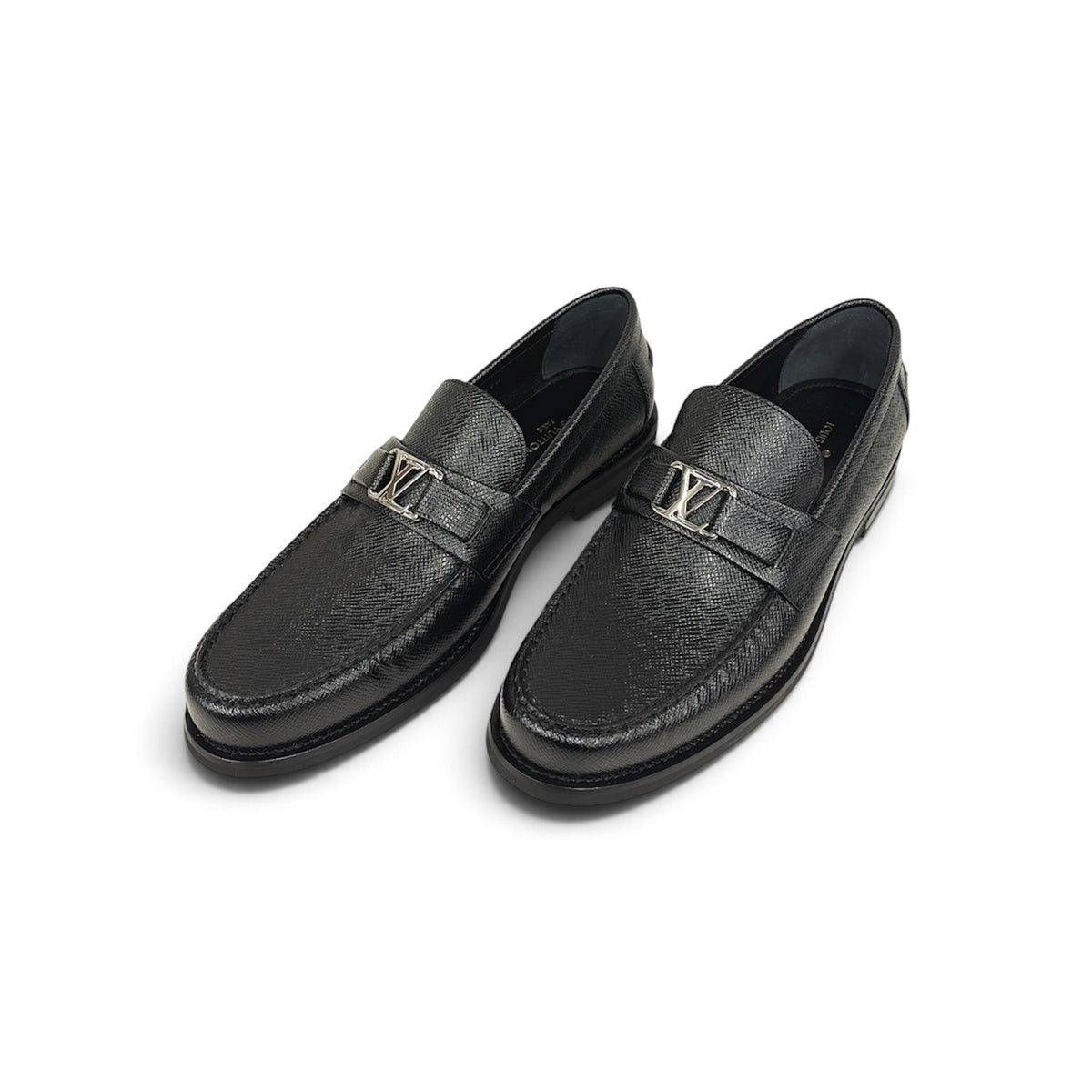LOUIS VUITTON shoes SIZE 40 Lady's Black Rank (A)