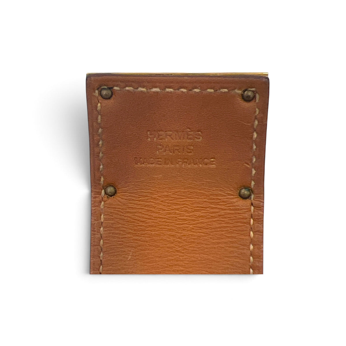 HERMES Kelly Dog  Brown/Gold *Scratch* Rank (B)