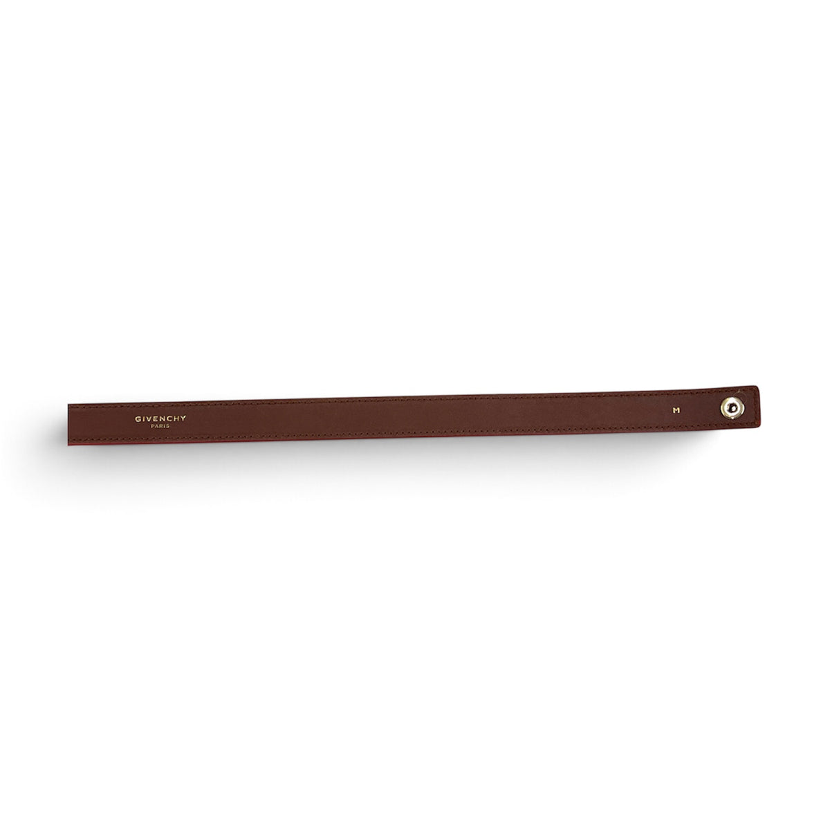 GIVENCHY Leather Bangle Red Rank(B)