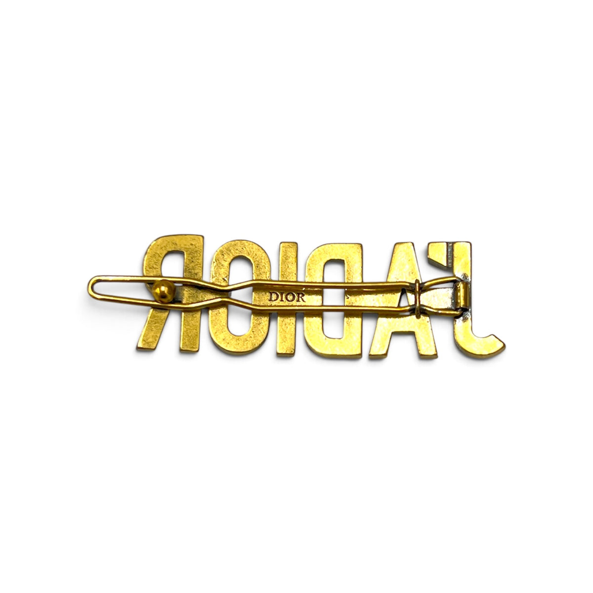 CHRISTIAN DIOR Hair Clip  Gold JADIOR *Damage Rank(B)