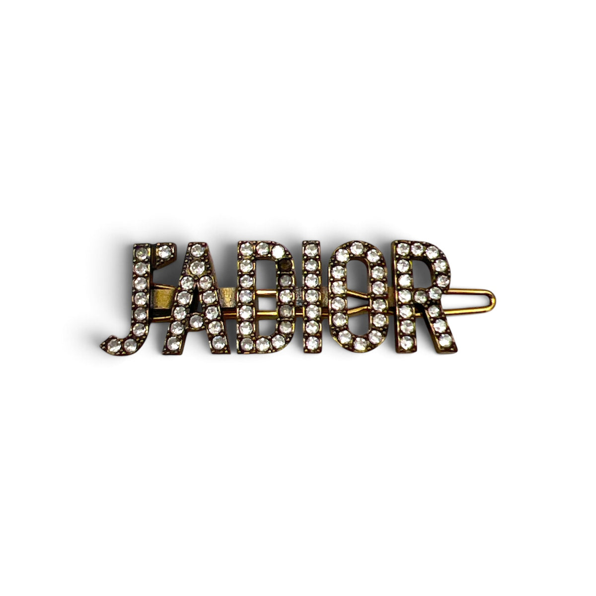 CHRISTIAN DIOR Hair Clip  Gold JADIOR *Damage Rank(B)