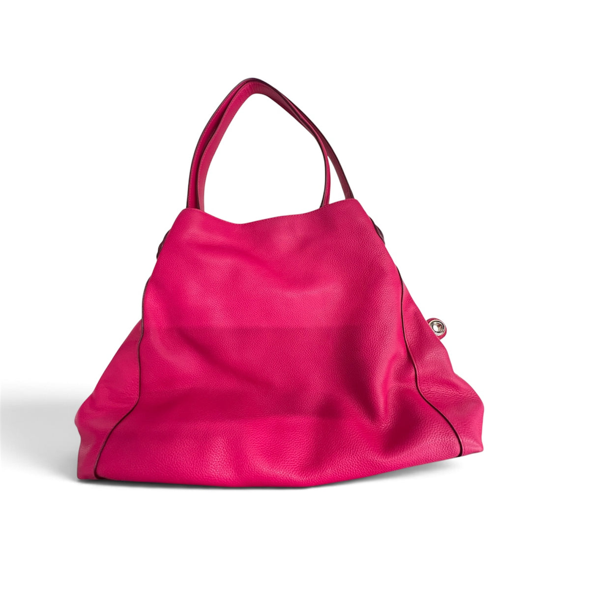 COACH Shoulder Bag 33547 Shocking Pink Small Scratch Rank (AB)
