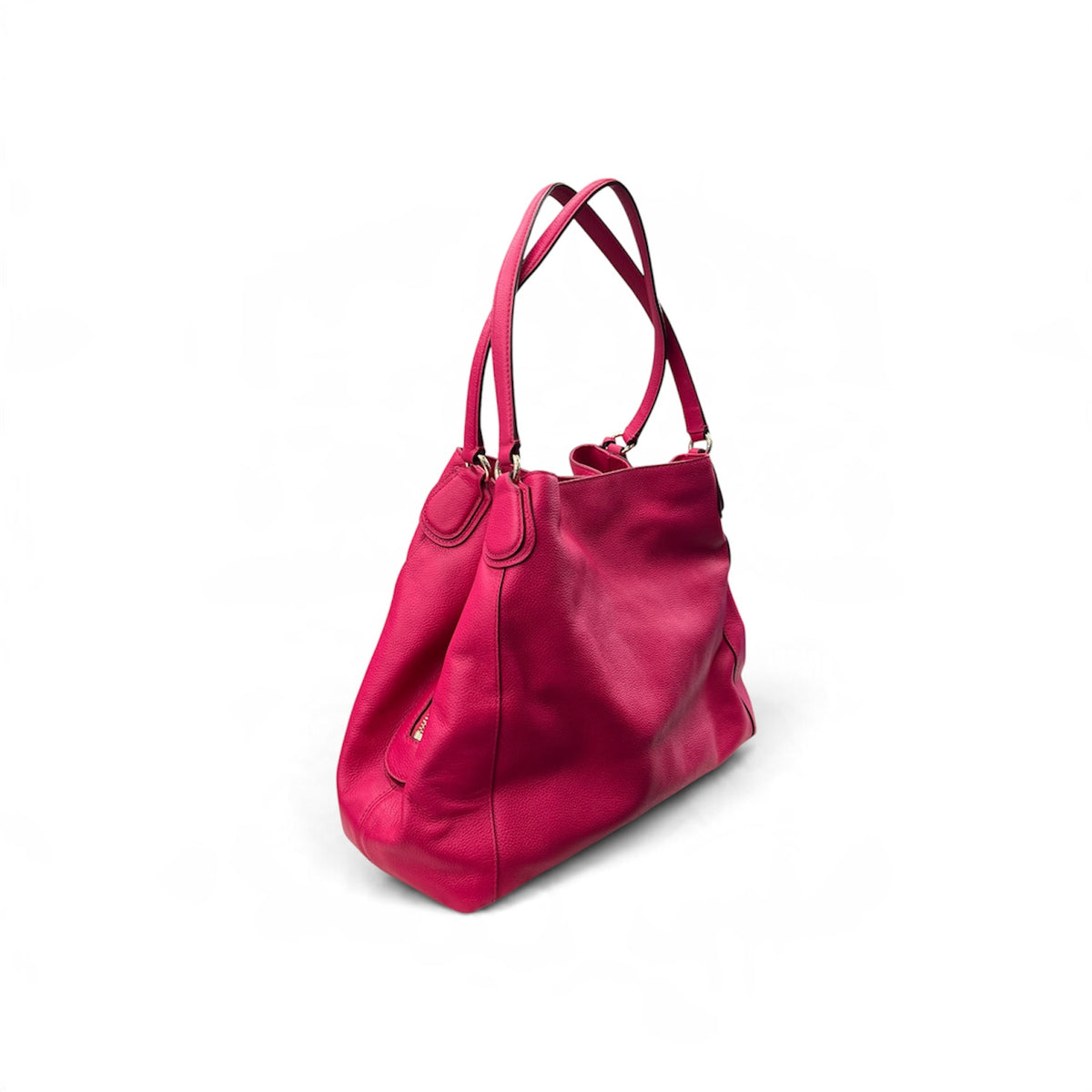 COACH Shoulder Bag 33547 Shocking Pink Small Scratch Rank (AB)