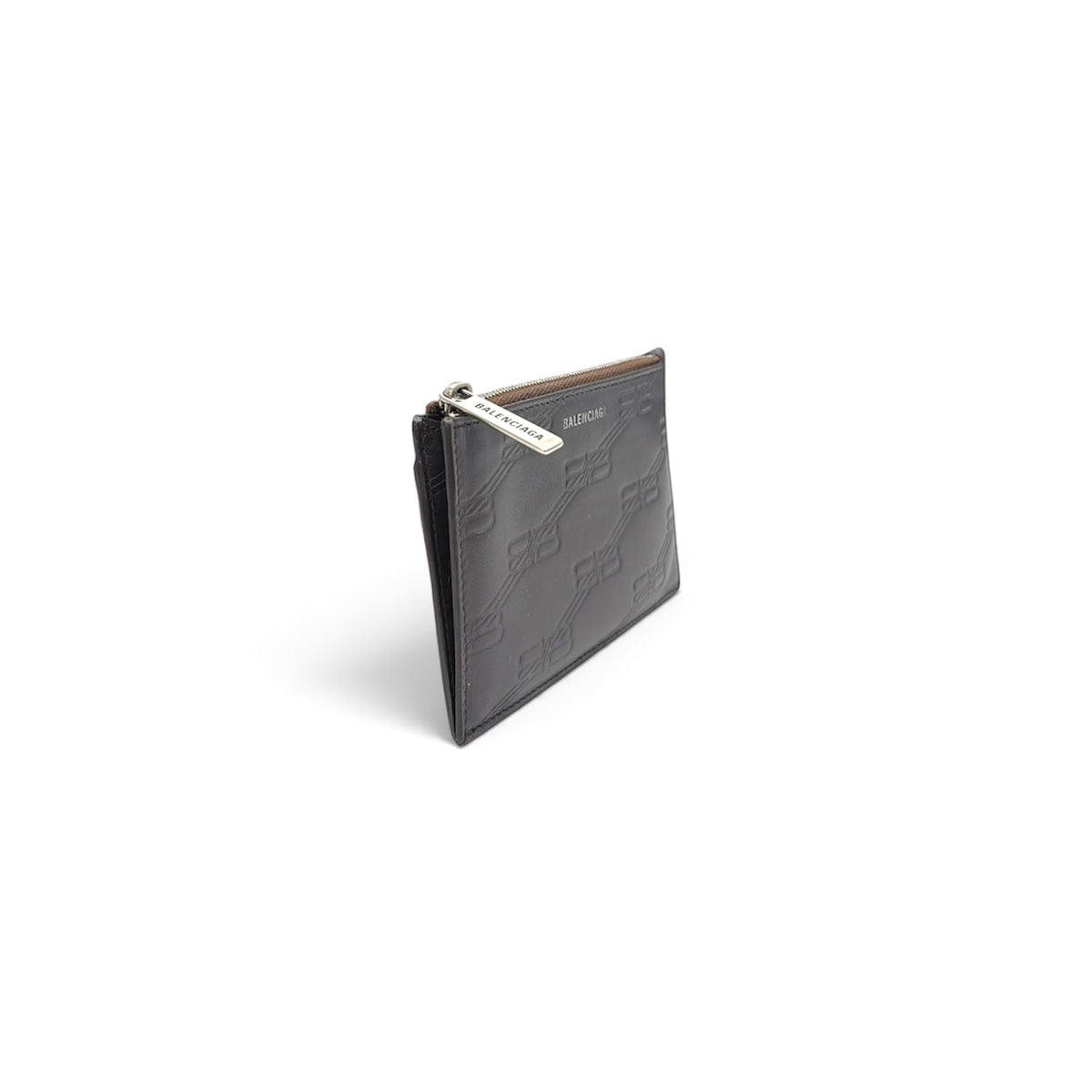 BALENCIAGA Card Case 717784 Gray 2221-055583 *Scratch* Rank (B)