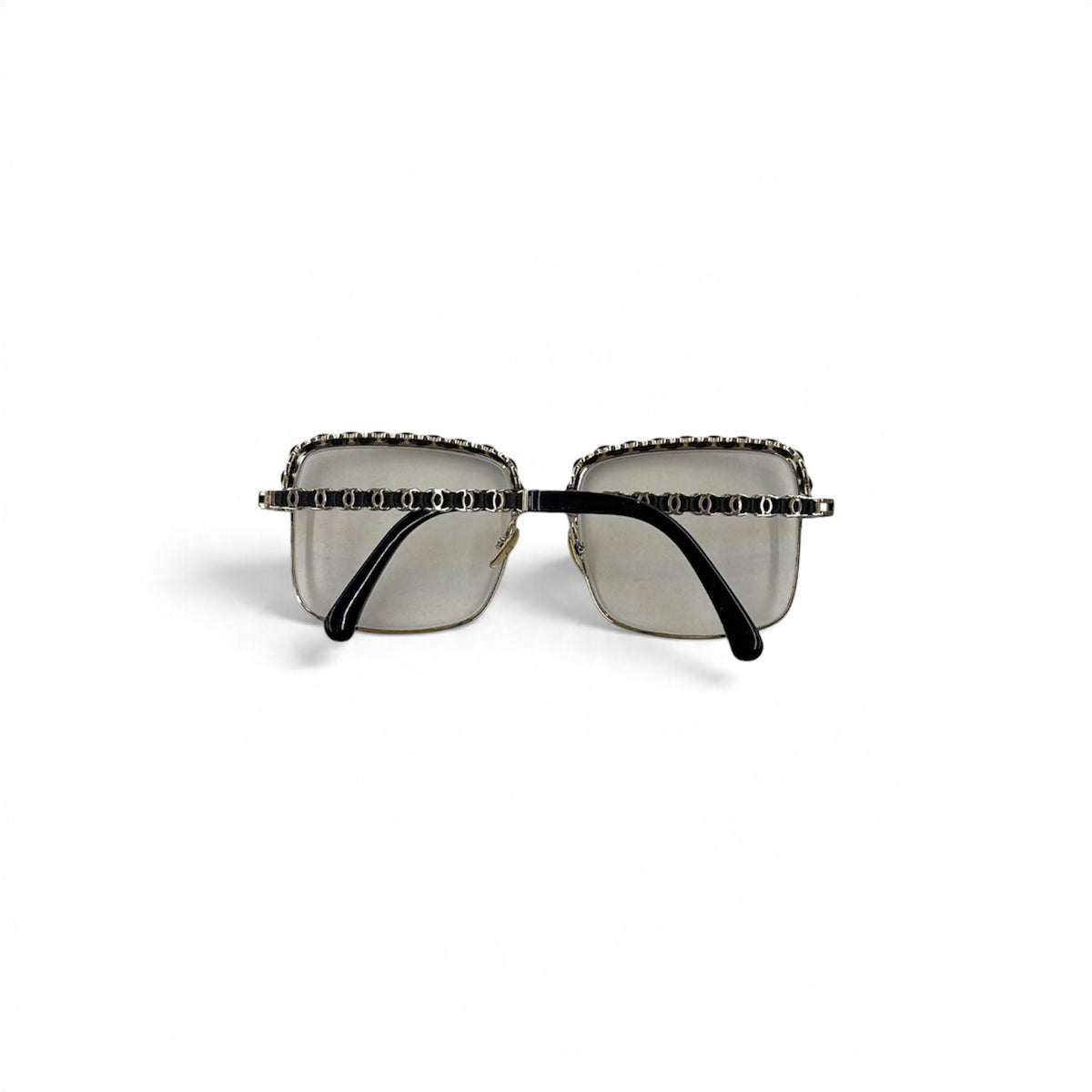 CHANEL GLASSES 71370L3951 BLACK/GOLD RANK (B)