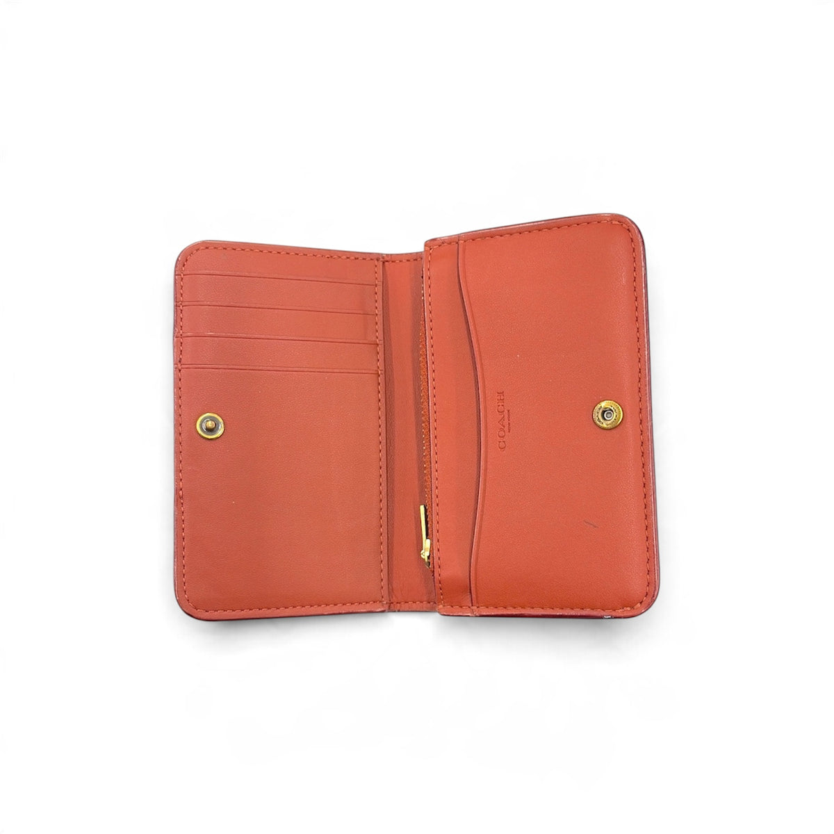COCAH WALLET CR542 BROWN *STAIN RANK (B)