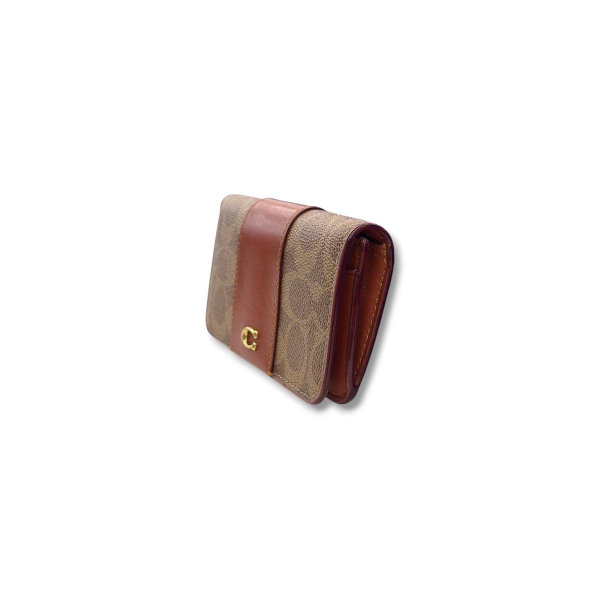 COCAH WALLET CR542 BROWN *STAIN RANK (B)