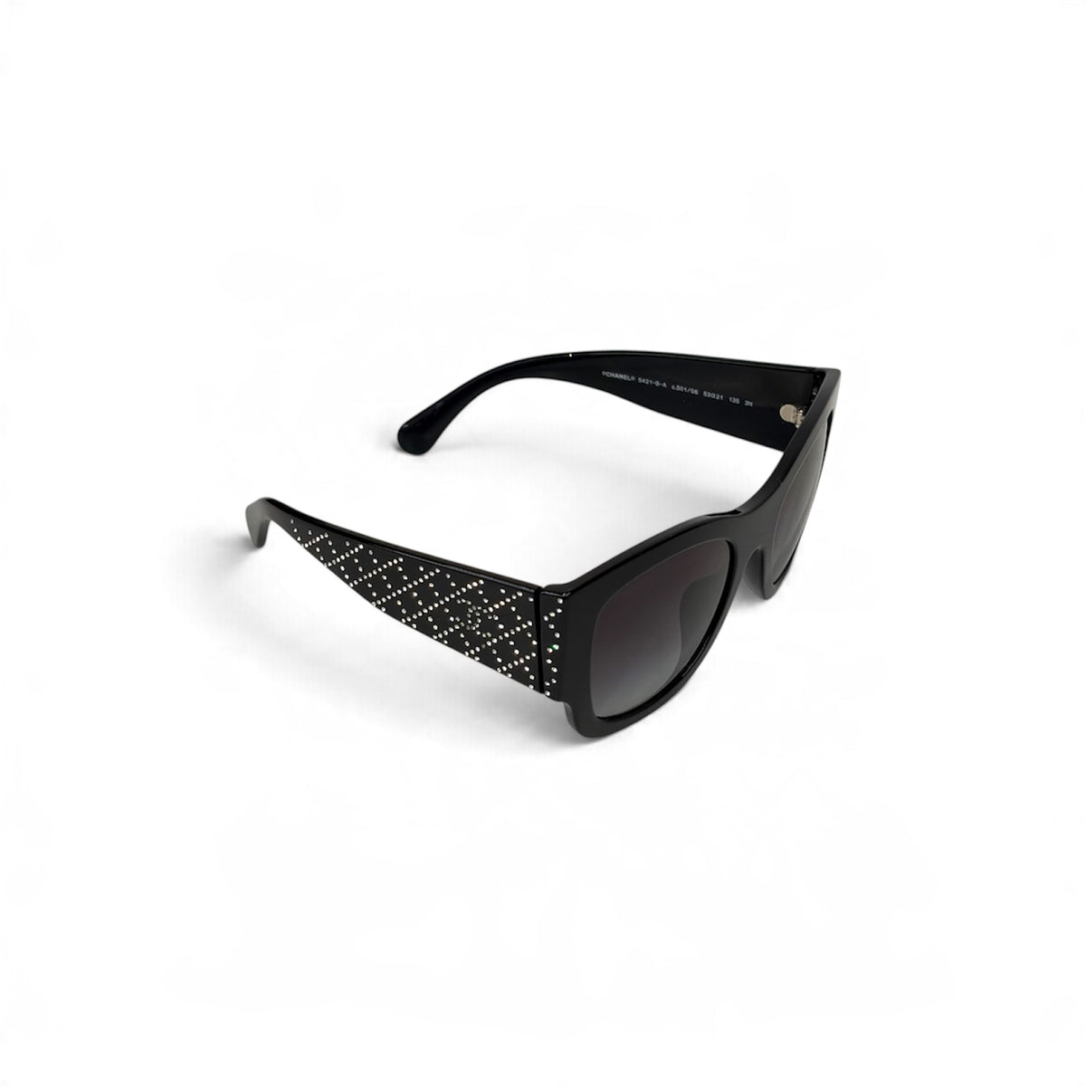 CHANEL Sunglasses 5421-B-A Black Rank (B)