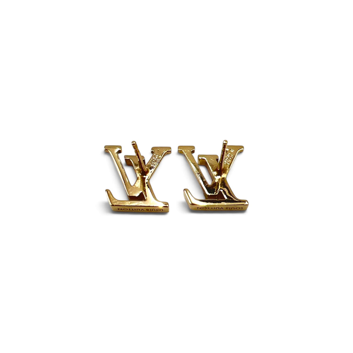 LOUIS VUITTON Earring  Gold  M00610 VA1252  Rank (B)